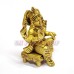 Lakshmi Seat on Singhasan in Brass